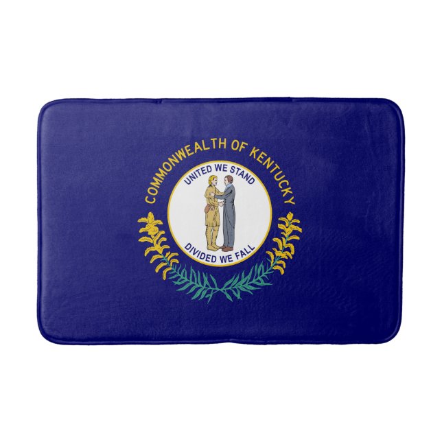 Kentucky State Flag Bath Mat (Front)