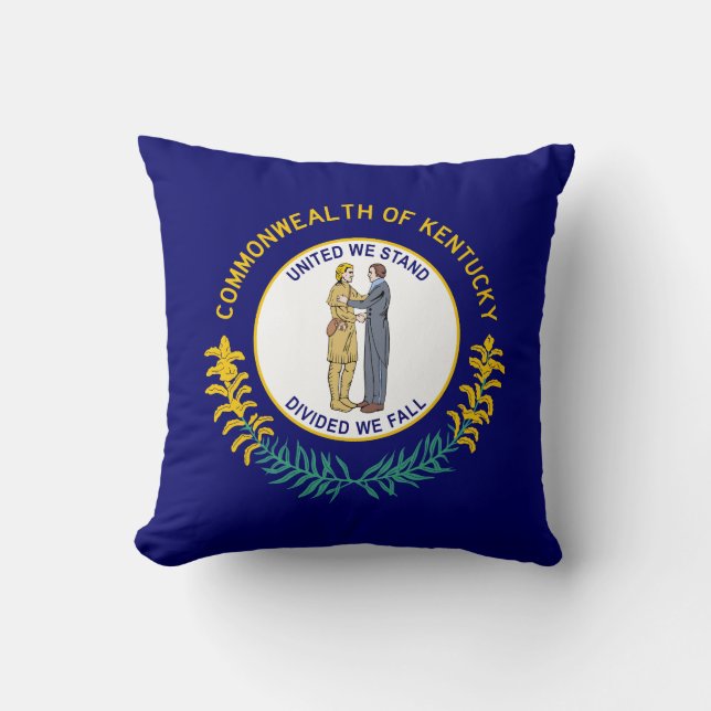 Kentucky State Flag Cushion (Front)