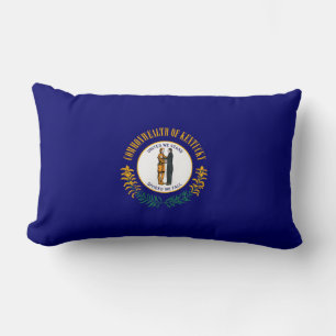 Kentucky State Flag Design Lumbar Cushion
