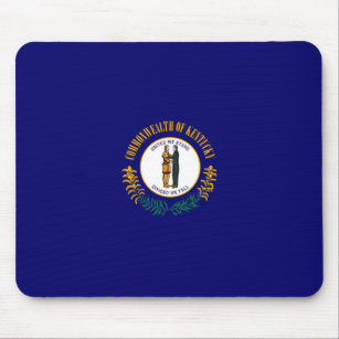 Kentucky State Flag Design Mouse Pad