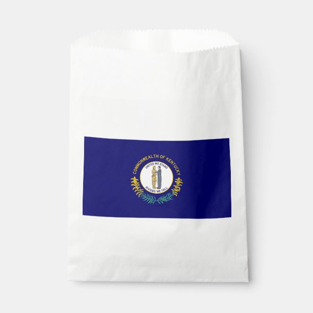 Kentucky State Flag Favour Bag (Front)