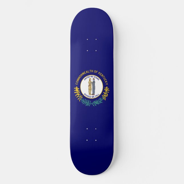 Kentucky State Flag Skateboard (Front)