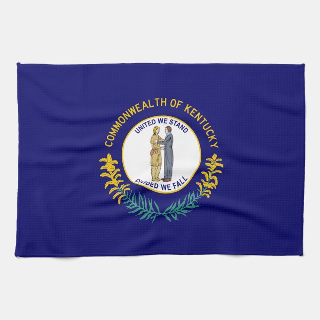 Kentucky State Flag Tea Towel (Horizontal)