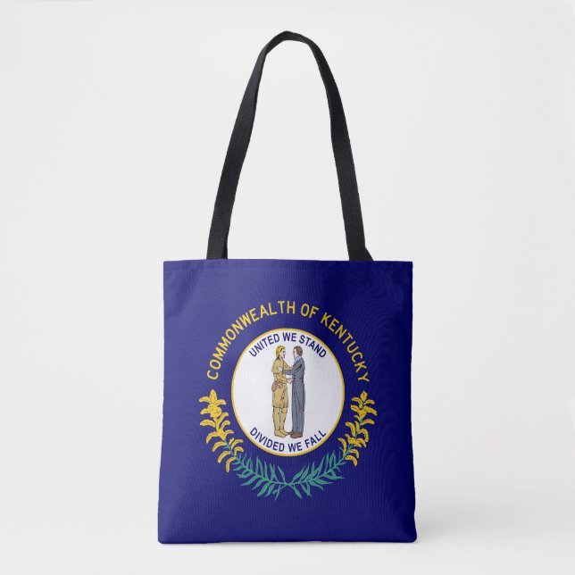 Kentucky State Flag Tote Bag (Front)