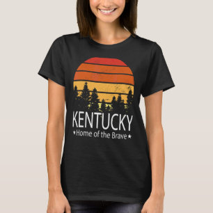Kentucky State Home Of The Brave Kentucky Love T-Shirt