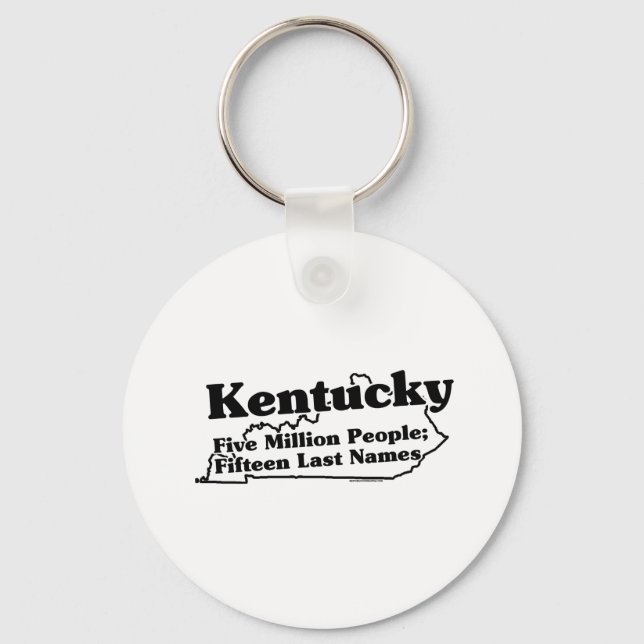 Kentucky State Slogan Key Ring (Front)