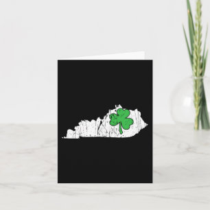 Kentucky State St. Patrick's Day Kentucky Green Sh Card
