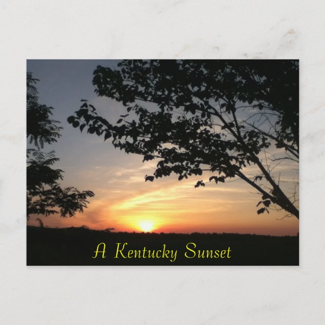 kentucky sunset postcard (Front)