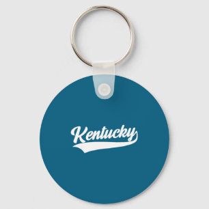 Kentucky - throwback design - classic key ring