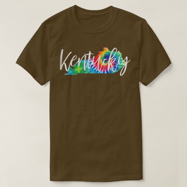 Kentucky Tie Dye  T-Shirt (Design Front)