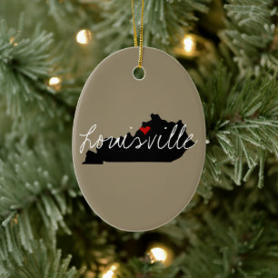 Kentucky Town Ceramic Tree Decoration
