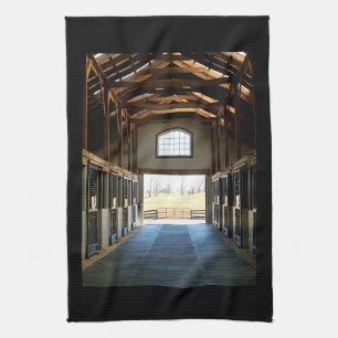 Kentucky View from the Barn Tea Towel