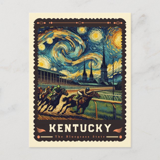 Kentucky | Vincent Van Gogh Inspired Postcard (Front)