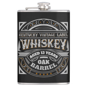 Kentucky Vintage Whiskey Hip Flask