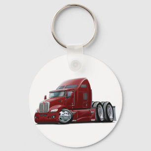 Kenworth 660 Maroon Truck Key Ring