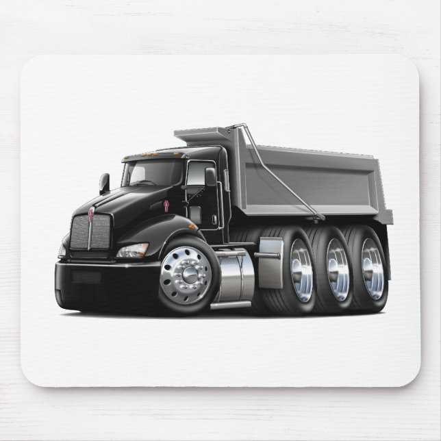 Kenworth T440 Black-Grey Truck Mouse Pad (Front)