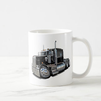 Kenworth w900 Black Truck Coffee Mug
