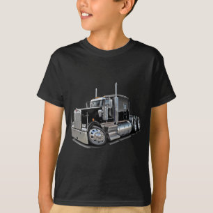 Kenworth w900 Black Truck T-Shirt