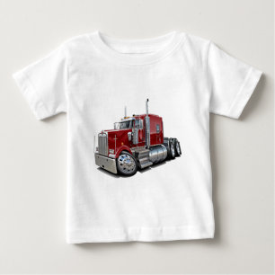 Kenworth w900 Maroon Truck Baby T-Shirt