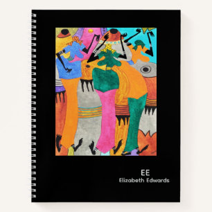 Kenya, African Art Joy Dance Notebook