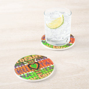 Kenya: All of Africa in One Country - Woven Flag  Coaster