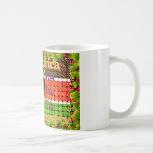 Kenya: All of Africa in One Country - Woven Flag  Coffee Mug