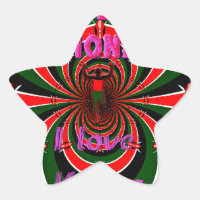 Kenya Athletics World Championships: Swirling Flag