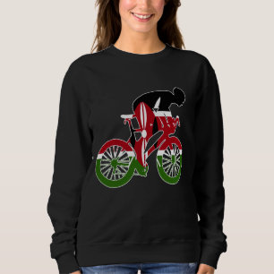 Kenya Biker Nation Rider World Flags Sweatshirt