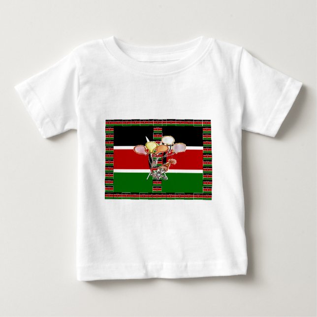 Kenya Birthday Baby T-Shirt (Front)