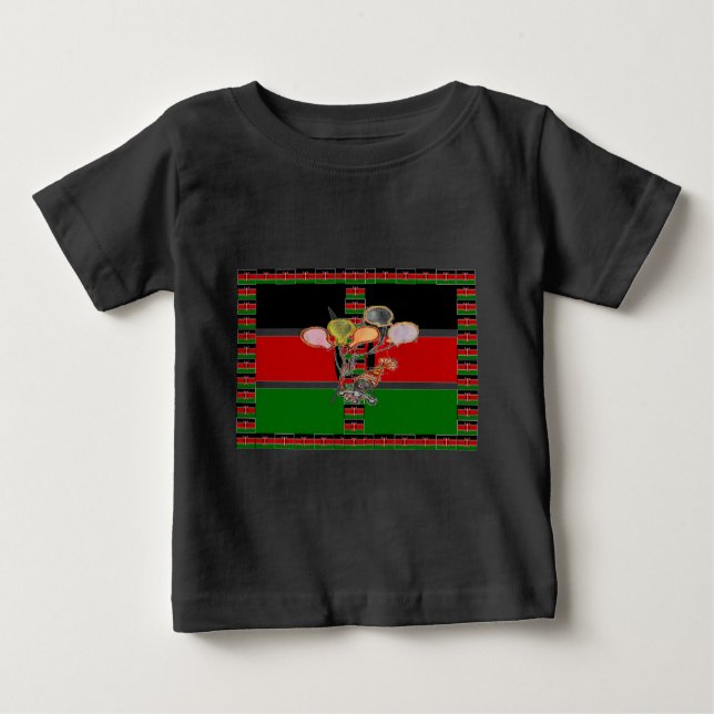 Kenya Birthday Baby T-Shirt (Front)