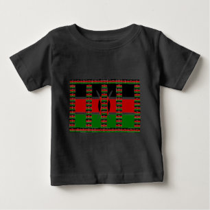 Kenya Black red green Baby T-Shirt