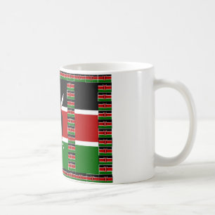 Kenya Black red green Coffee Mug