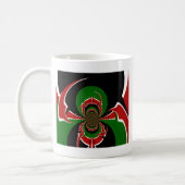 Kenya Black red green national flag colours design Coffee Mug | Zazzle