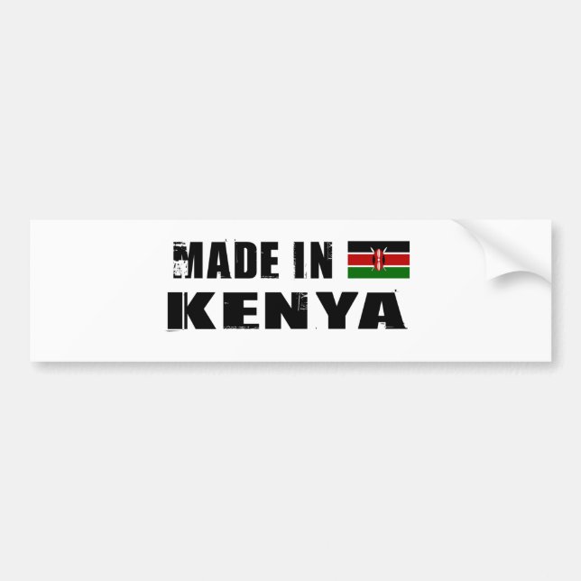 KENYA BUMPER STICKER (Front)