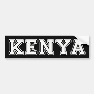 Kenya Bumper Sticker