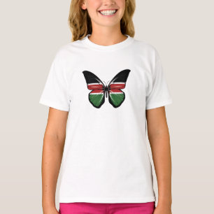 Kenya Butterfly Flag T-Shirt