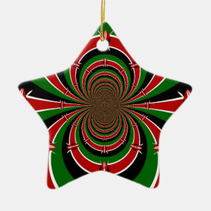 Kenya Ceramic Tree Decoration
