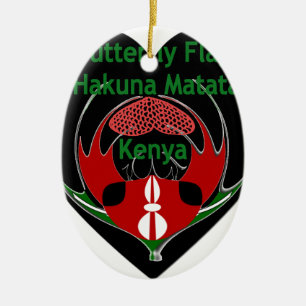 Kenya Ceramic Tree Decoration