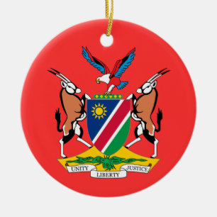 KENYA Coat of Arms Christmas Tree Ornaments