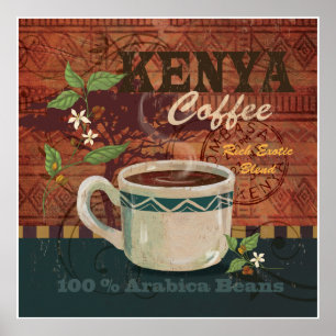 Kenya Coffee Poster