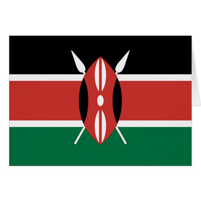 Kenya Flag (Front Horizontal)