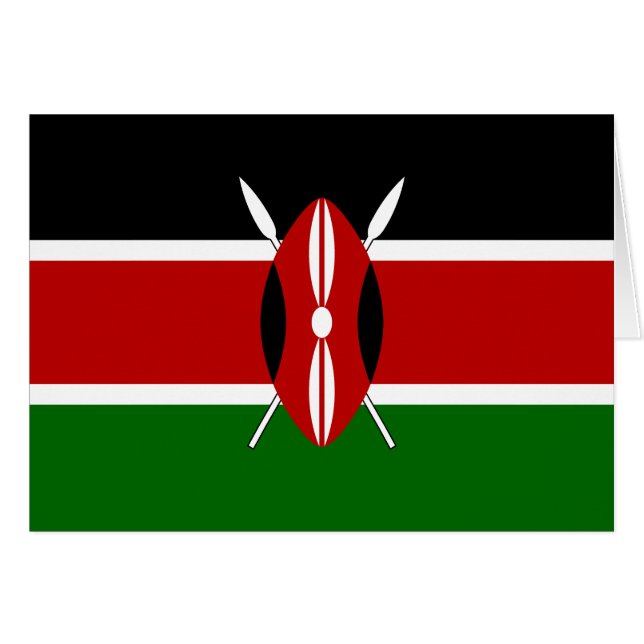 Kenya Flag (Front Horizontal)