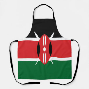Kenya flag apron