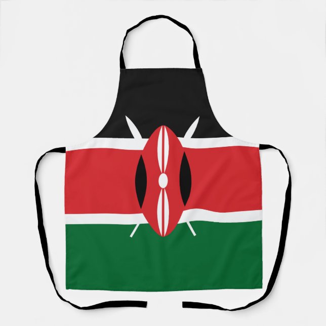 Kenya flag apron (Front)