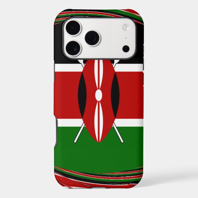Kenya Flag Art – Patriotic & Modern Design (Back)