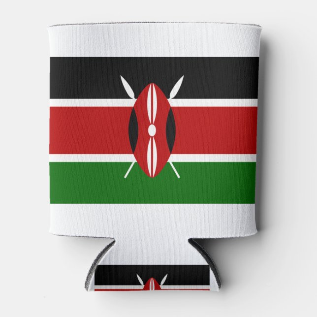 Kenya Flag Can Cooler (Front)