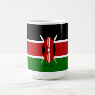 Kenya Flag Coffee Mug