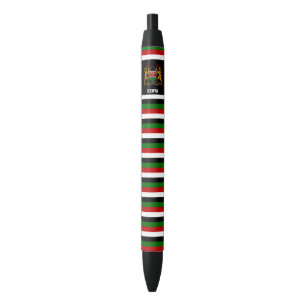Kenya Flag Cute Patriotic Black Ink Pen