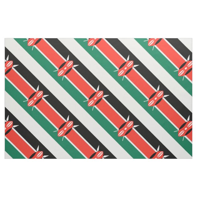 Kenya Flag Fabric (Yard)