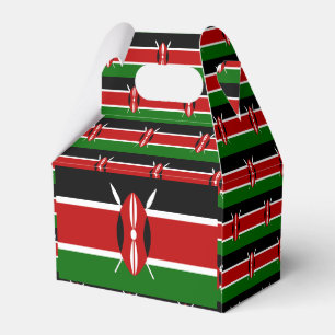 Kenya Flag Favour Box